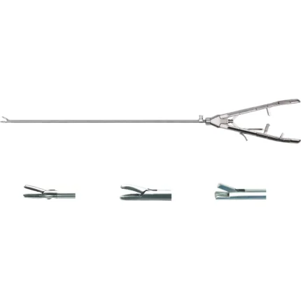 Needle holder V-type titanium alloy 05mm