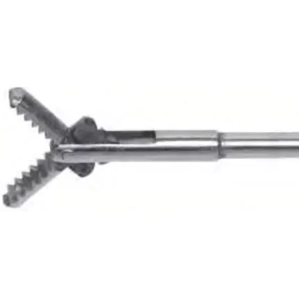Serrated grasper rigid