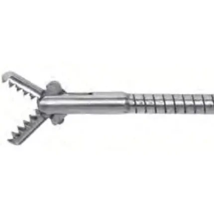 Serrated grasper semirigid