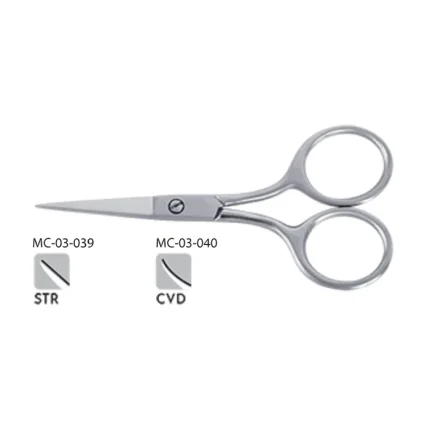 Nail Scissors Black Glitter Coating